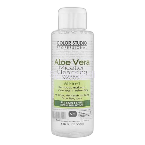 Color Studio Aloe Vera All-In-1 Miceller Cleansing Water, 100ml