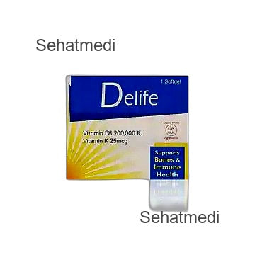 Delife Softgel Capsules 200000Iu (1 Box = 1 Capsule)