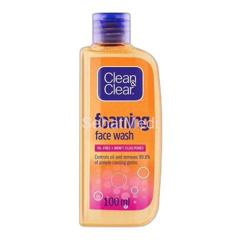 Clean & Clear Essentials Foaming Face Wash, Oil Free, 100ml