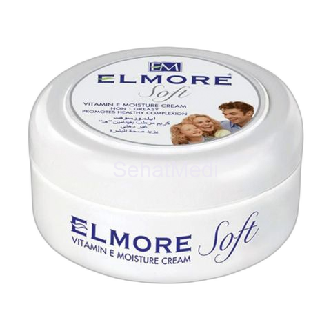 Elmore Soft Vitamin E Moisture Cream, Non Greasy, 200ml