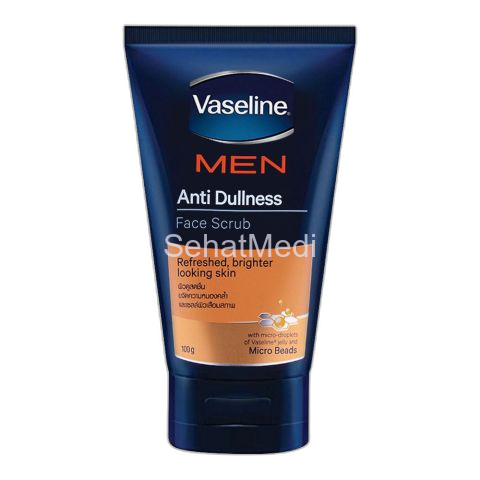 Vaseline Men Anti Dullnes Face Scrub 100gm