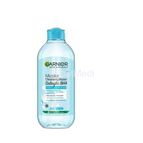 Garnier Salicylic + BHA Micellar Cleansing Water, For Acne Prone Skin, 125ml