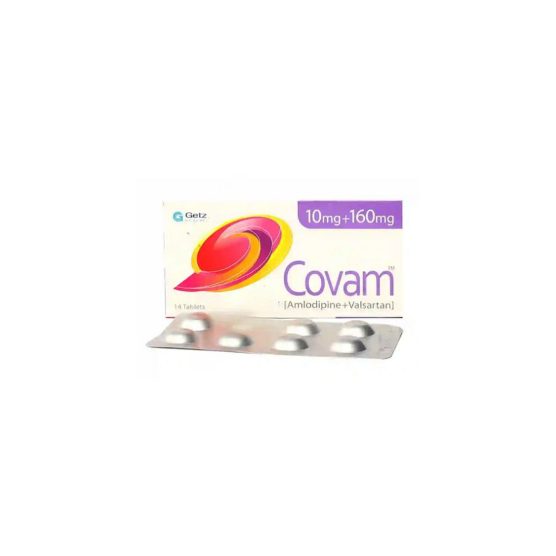 Covam Tablets 10mg+160g