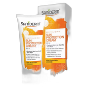 Saniderm Revitalizing SPF 54 Sun Protection Cream, With Photostable UVA/UVB, 50g