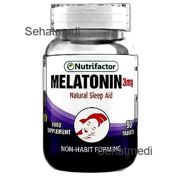 Nutrifactor Melatonin Tablets 3Mg (1 Bottle = 90 Tablets)