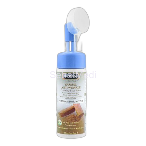 Hemani Sandal Anti-Wrinkle Foaming Face Wash, For All Skin Types, 150ml