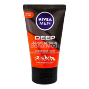 Nivea Men Deep Acne Attack Scrub Mud Foam, 100ml