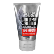 Gatsby Oil Clear Solution Triple Protection Face Wash, Oil Control, 100g