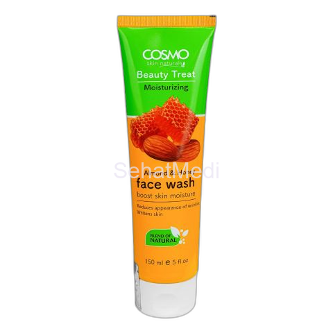 Cosmo Beauty Treat Moisturizing Almond & Honey Face Wash, 150ml