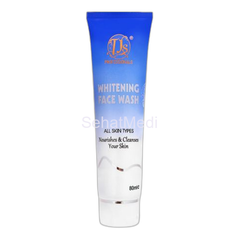 TJs Professionals Whitening Face Wash, All Skin Types,80ml