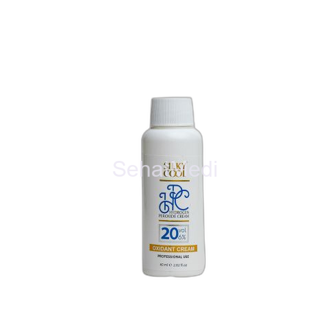 Silky Cool Hydrogen Peroxide Cream 6% 20 Vol Oxidant Cream, 60g