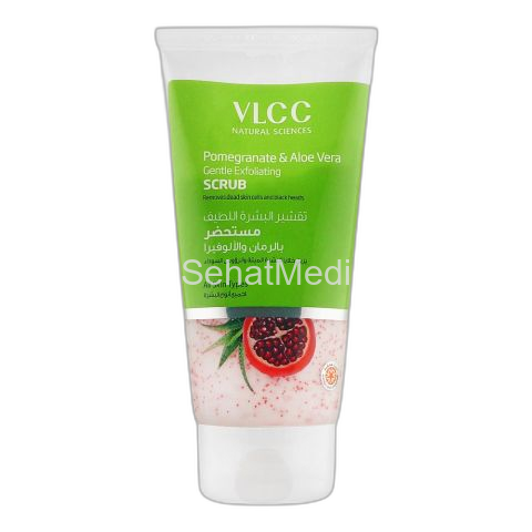 VLCC Natural Sciences Pomegranate & Aloe Vera Gentle Exfoliating Scrub, All Skin Types, 150ml