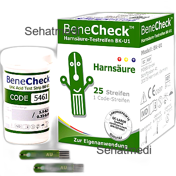 Benecheck Uric Acid Test Strips (Box = 25 Strips )