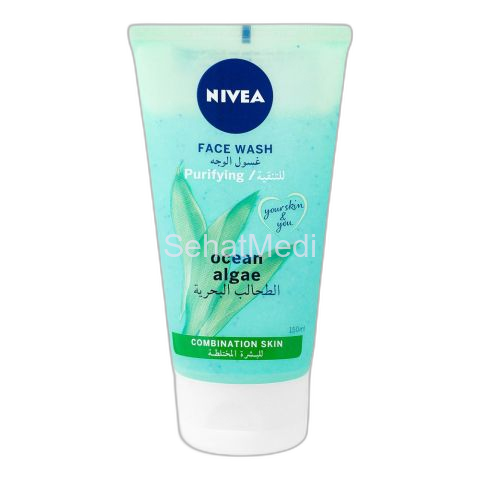 Nivea Purifying Face Wash, Ocean Algae, Combination Skin, 150ml