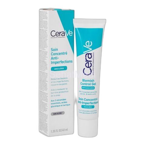 CeraVe Blemish Control Gel With AHA & BHA, 40ml