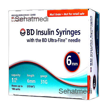 Bd Syringes 1Cc Insulin 6Mm