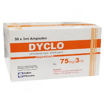Dyclo  Injection 50Amp  75mg/3ml