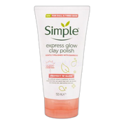 Simple Protect 'N' Glow Express Glow Clay Polish, For Dull & Tired Skin, 150ml