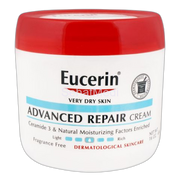Eucerin Advanced Repair Cream, Very Dry Skin, Fragrance Free, 454g