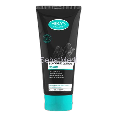 Hiba's Collection Blackhead Clearing Scrub, For All Skin Types, 150ml