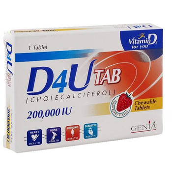 D4U Tablets 200,000 IU – SehatMedi Online Pharmacy