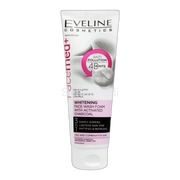 Eveline Facemed+ 3-In-1 Whitening Activated Charcoal Face Wash Foam, 100ml