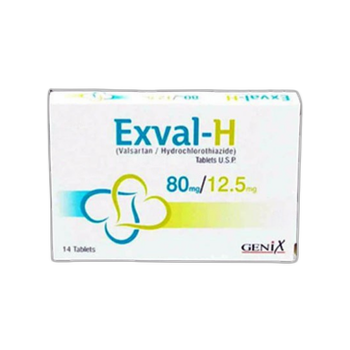 Exval-H Tablets 80mg/12.5mg