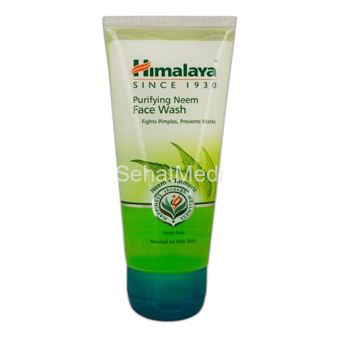 Himalaya Purifying Neem & Turmeric Face Wash, For Normal TO Oily Skin Type, Fights Pimples, 50ml