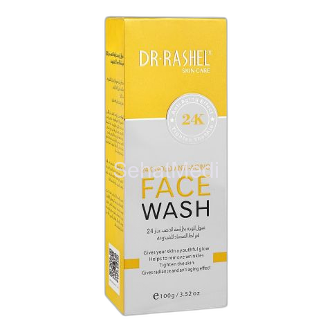 Dr. Rashel 24K Gold Anti-Aging Face Wash, For All Skin Types, 100g