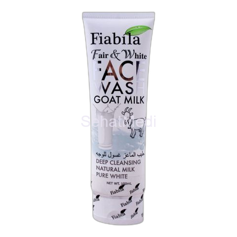 Fiabila Fair & White Goat Milk Face Wash, 100ml