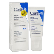 CeraVe PM Facial Moisturizing Lotion with Hyaluronic Acid and Ceramides, For Normal & Dry Skin, 52ml