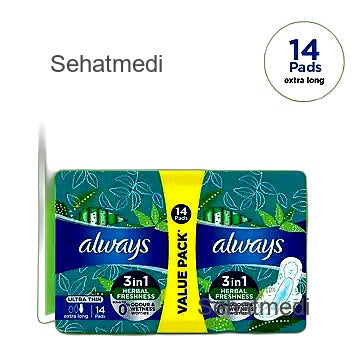 Always Ultra Sanitary Pads Extra Long Value Pack