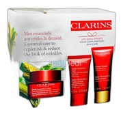Clarins Paris Multi Intensive Super Restorative Hand Cream 30ml+Face Day Cream 50ml & Night Cream 15ml, 3-Pack