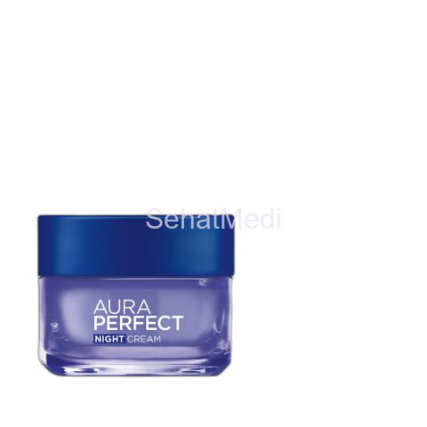 L'Oreal Aura Perfect Night Cream 50ml - Reduces Dark Spots, Uneven Skin Tone & Dullness