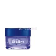 L'Oreal Aura Perfect Night Cream 50ml - Reduces Dark Spots, Uneven Skin Tone & Dullness