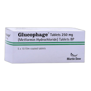 Glucophage Tablets 250mg