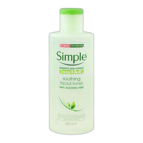 Simple Kind To Skin Soothing Facial Toner, Alcohol + Paraben Free, 200ml