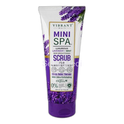 Vibrant Beauty Mini SPA Luxurious Lavender+Mint Skin Brightening Scrub, 200ml