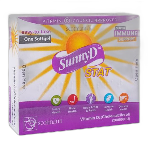 Scotmann Pharmaceuticals Sunny-D 200000 IU Stat Capsule