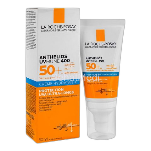 La Roche-Posay Anthelios Uvmune 400 SPF-50+ Hydrating Cream, 50ml