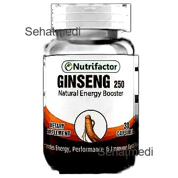 Nutrifactor Ginseng Tablets 250Mg (1 Bottle = 30 Tablets)