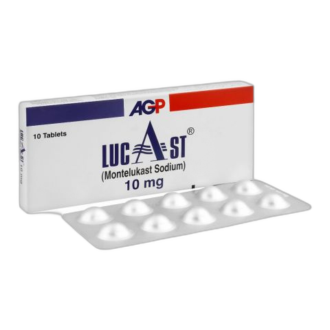 AGP Pharma Lucast Tablet, 10mg, 10-Pack
