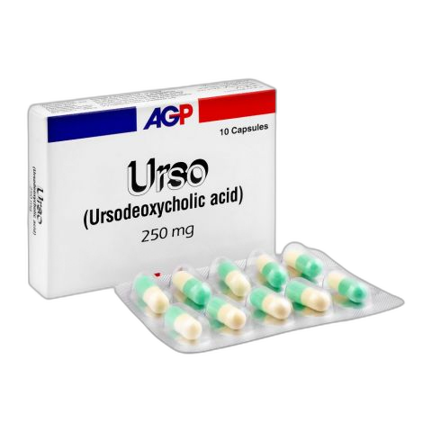 AGP Pharma Urso Capsule, 250mg, 10-Pack