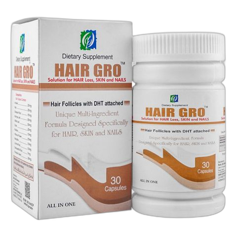 AIE Global Healthcare Hair Gro Capsule, 30-Pack