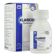 Abbott Klaricid Oral Suspension, 125mg/60ml