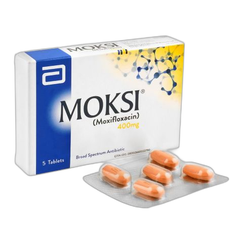 Abbott Moksi Tablet, 400mg, 5-Pack