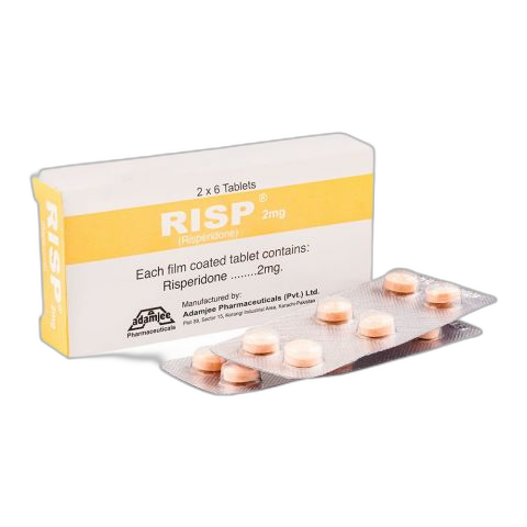 Adamjee Pharmaceuticals Risp Tablet, 2mg, 12-Pack