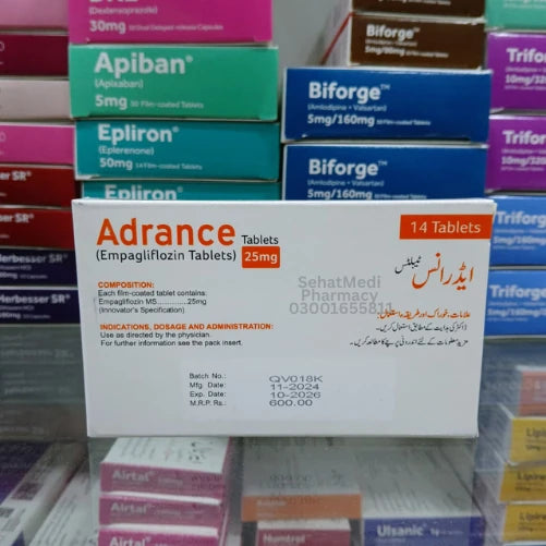Adrance 25mg tablets