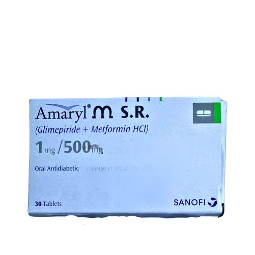 Amaryl M S.R 1mg/500mg tablet