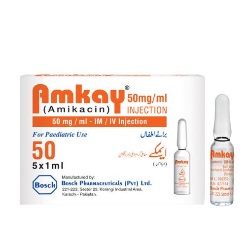 Amkay 50mg injection 5 Ampx1ml